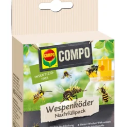 COMPO Wespenfalle-Köder Nachfüllpack, 3 Stück