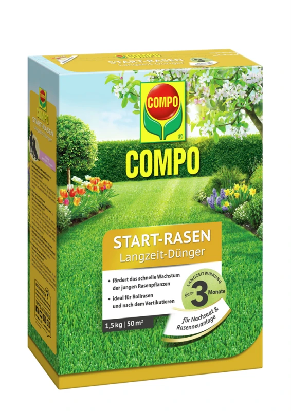 COMPO Start-Rasen Langzeitdünger 2 COMPO Start-Rasen Langzeitdünger