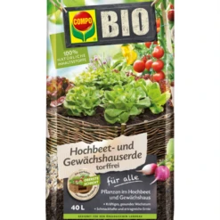 COMPO Bio-Hochbeet-& Gewächshauserde