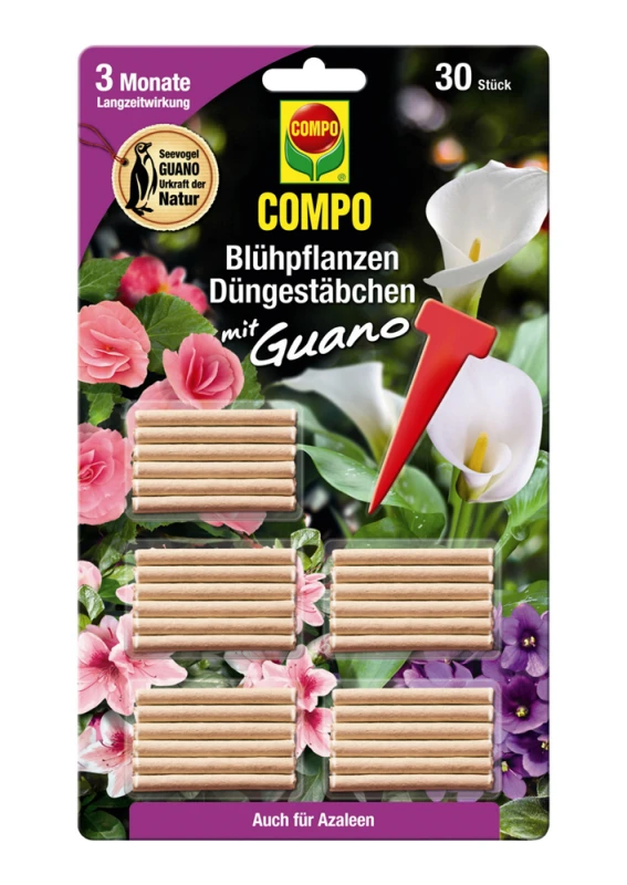 COMPO Düngestäbchen Für Blühpflanzen, 30 Stück 2 COMPO Düngestäbchen Für Blühpflanzen, 30 Stück