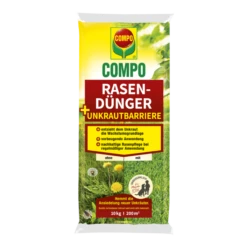 COMPO Rasendünger + Unkrautbarriere 10 Kg Für 200 M²