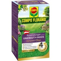 Compo Floranid Rasendünger Gegen Unkraut Und Moos 4 In 1 3,75 Kg
