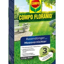 COMPO FLORANID Rasendünger, Mit Moosvernichter
