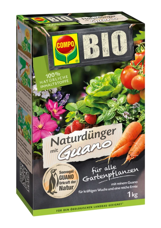 COMPO Bio-Naturdünger, Mit Guano 3 COMPO Bio-Naturdünger, Mit Guano