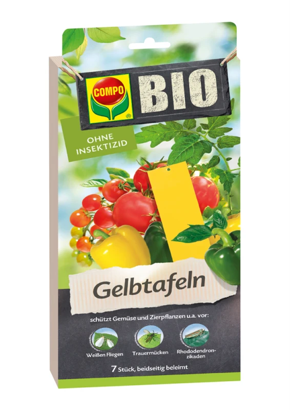 COMPO Bio-Gelbtafeln, 7 Stück 3 COMPO Bio-Gelbtafeln, 7 Stück