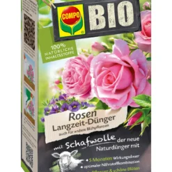 Rosen Langzeit-Dünger Mit Schafwolle (2 Kg) | BIO Dünger Von COMPO