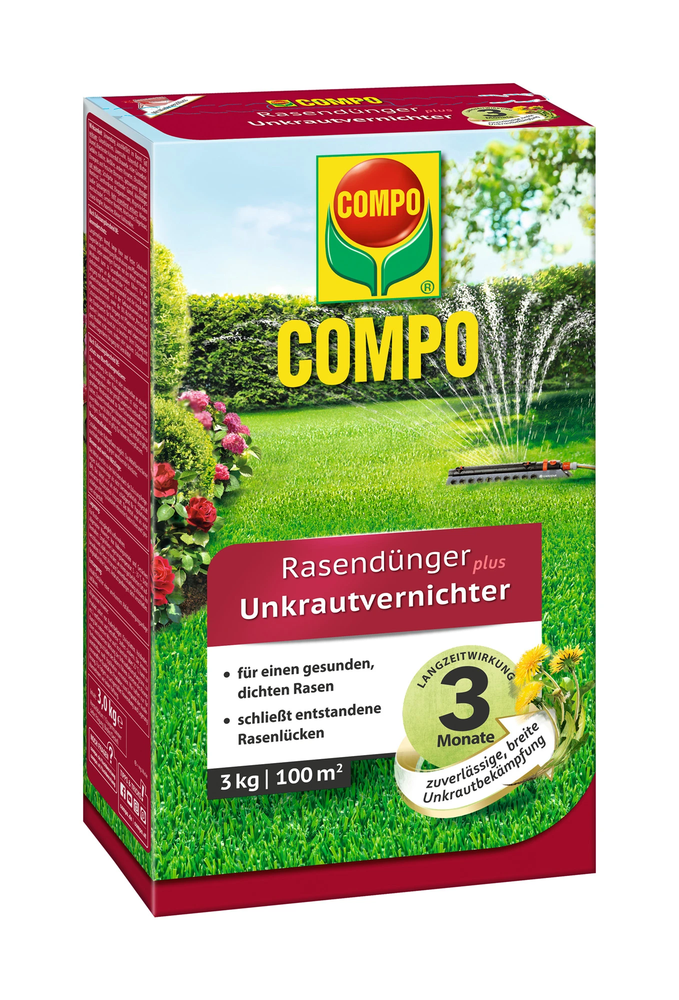 Rasendünger Plus Unkrautvernichter (3 Kg) | Dünger Von COMPO 3 Rasendünger Plus Unkrautvernichter (3 Kg) | Dünger Von COMPO