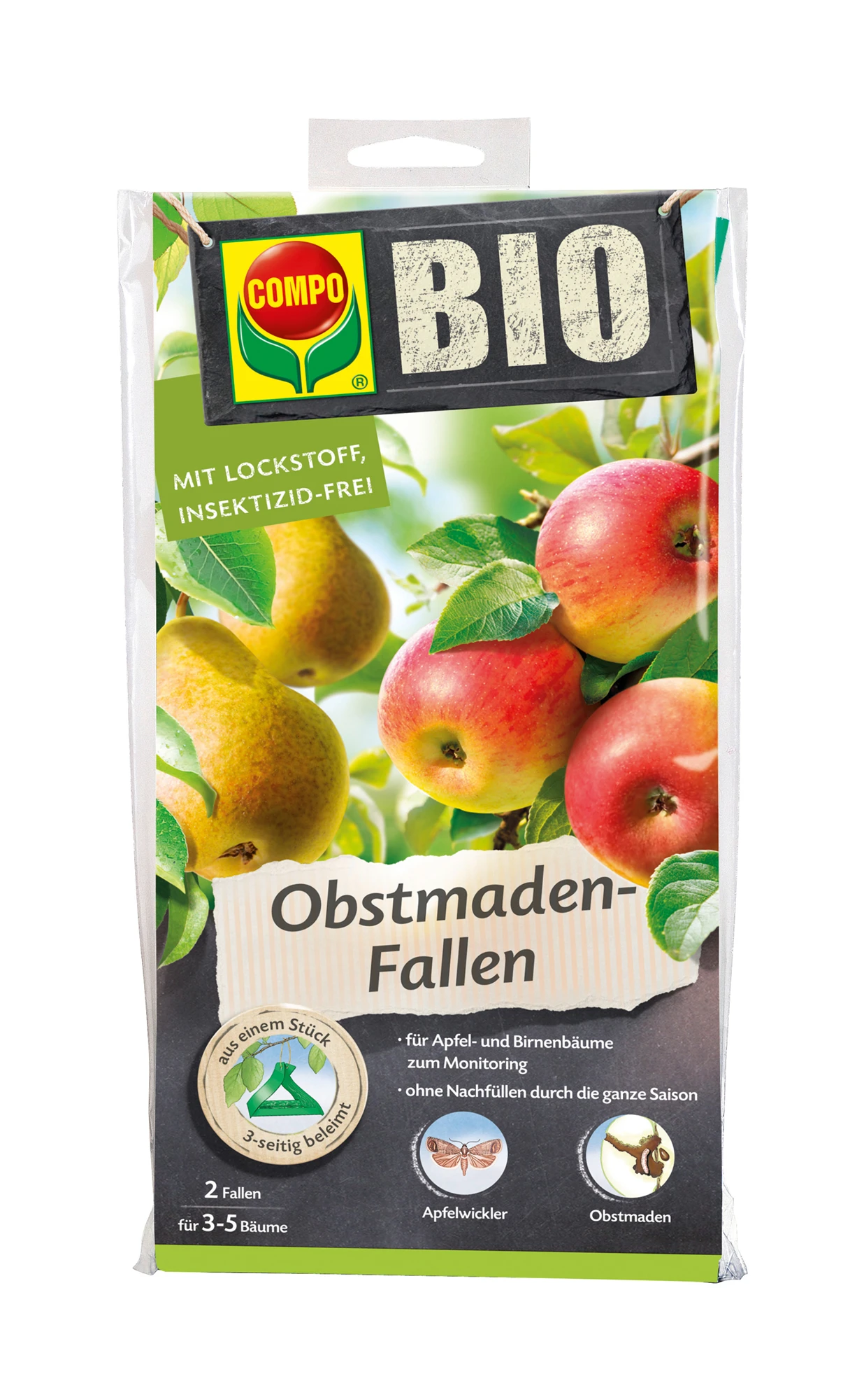 Obstmaden-Fallen (2 Stück) | BIO Fallen Und Fernhaltemittel Von COMPO 3 Obstmaden-Fallen (2 Stück) | BIO Fallen Und Fernhaltemittel Von COMPO