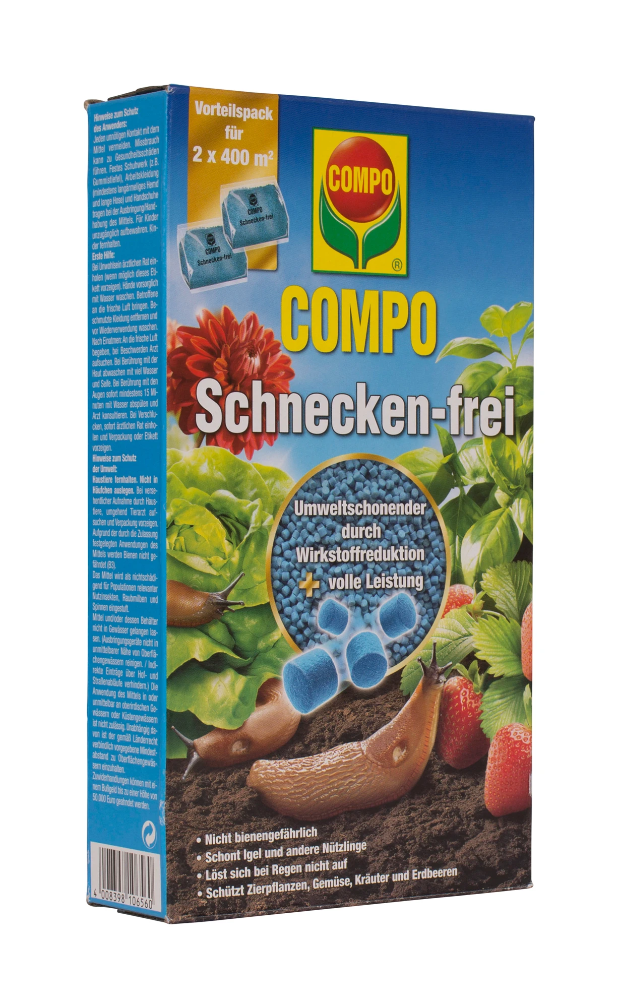 Schnecken-frei (200 G) | Pflanzenschutz Von COMPO 3 Schnecken-frei (200 G) | Pflanzenschutz Von COMPO