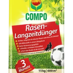 Rasen-Langzeitdünger (15 Kg) | Rasendünger Von COMPO