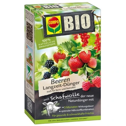 Compo Bio Beeren Langzeitdünger Mit Schafwolle 2 Kg 3 Compo Bio Beeren Langzeitdünger Mit Schafwolle 2 Kg