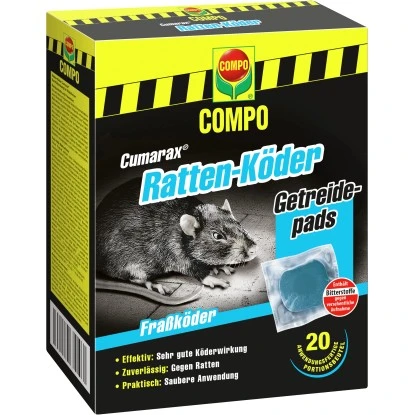 Compo Cumarax Ratten-Köder 200 G 3 Compo Cumarax Ratten-Köder 200 G