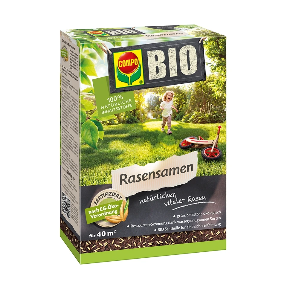 COMPO BIO Rasensamen 800 G Für 40 M² 3 COMPO BIO Rasensamen 800 G Für 40 M²