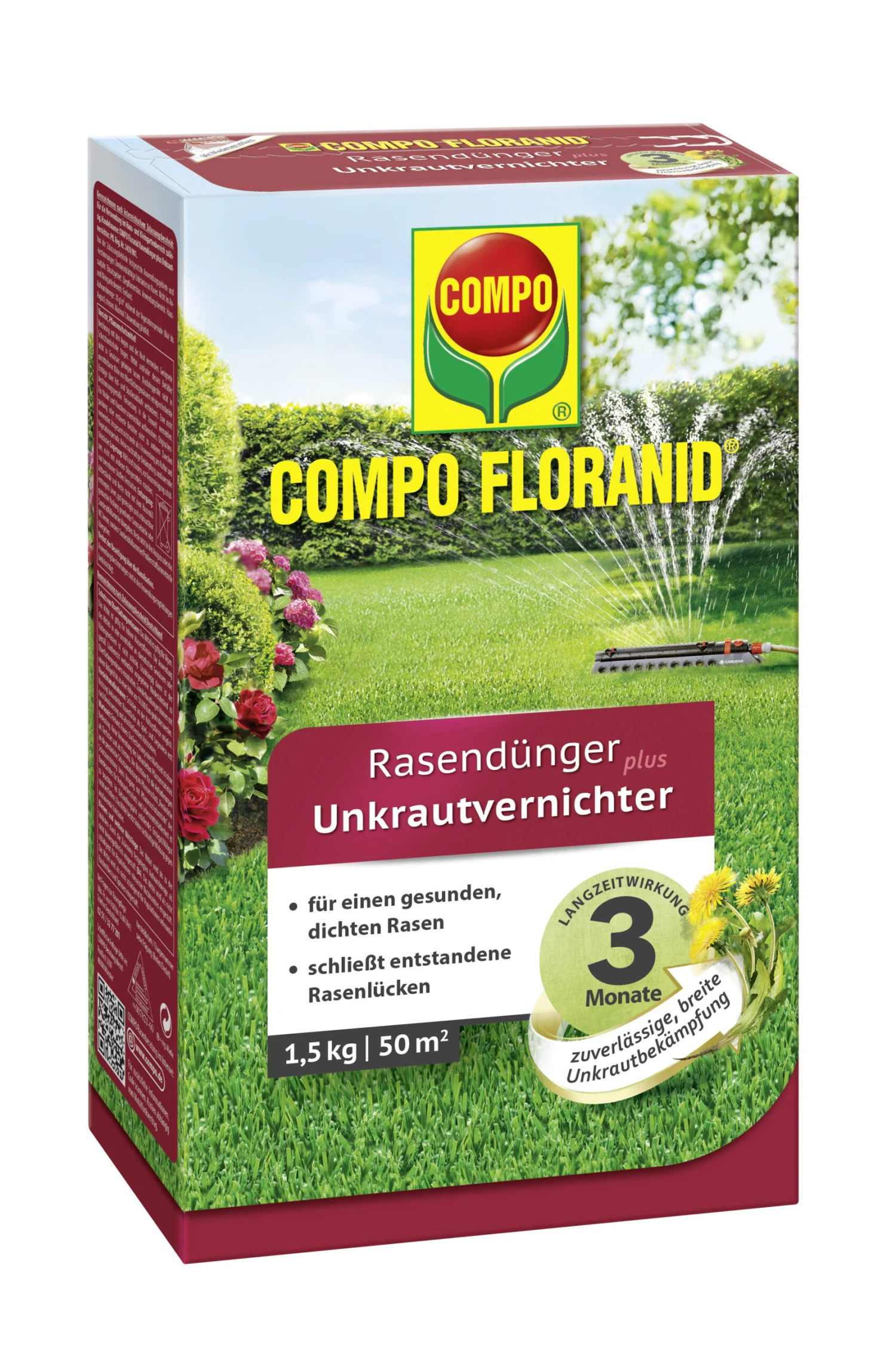 COMPO FLORANID Rasendünger Plus Unkrautvernichter