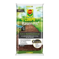 COMPO Rasen Fit+ 5in1 Keimsubstrat 20l Für 10 M²