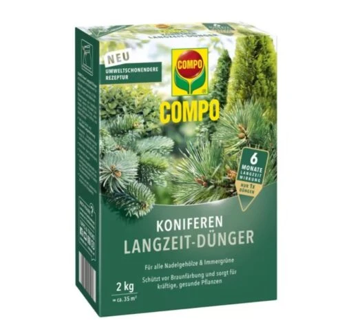 COMPO Koniferen Langzeit-Dünger 2 Kg -Compo Verkaufsgeschäft COMP 4008398138561 01