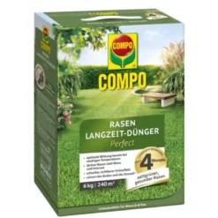 COMPO Rasen Langzeit-Dünger Perfect 6 Kg Für 240 M²