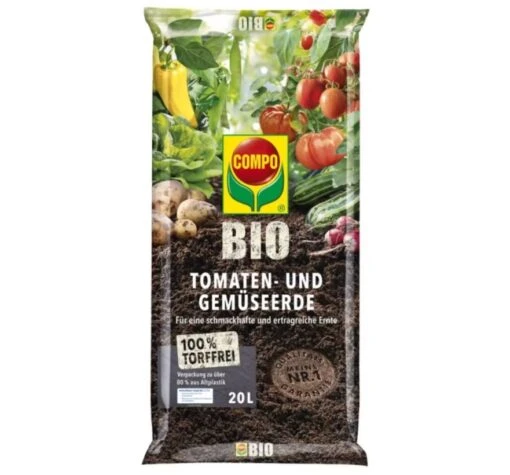 COMPO BIO Tomaten- Und Gemüseerde Torffrei 20 L -Compo Verkaufsgeschäft COMP 4008398182281 01