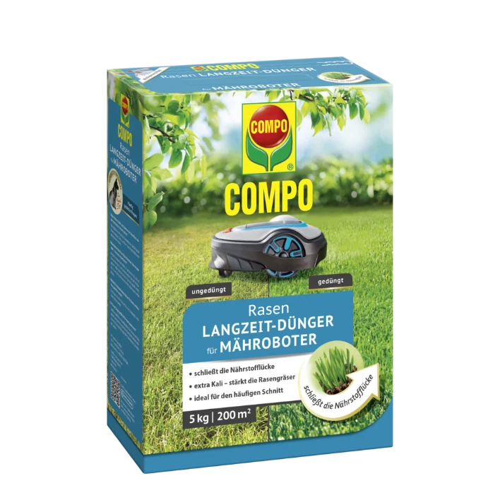 COMPO Rasen-Langzeit-Dünger Für Mähroboter 5 Kg Für 200 M² 3 COMPO Rasen-Langzeit-Dünger Für Mähroboter 5 Kg Für 200 M²